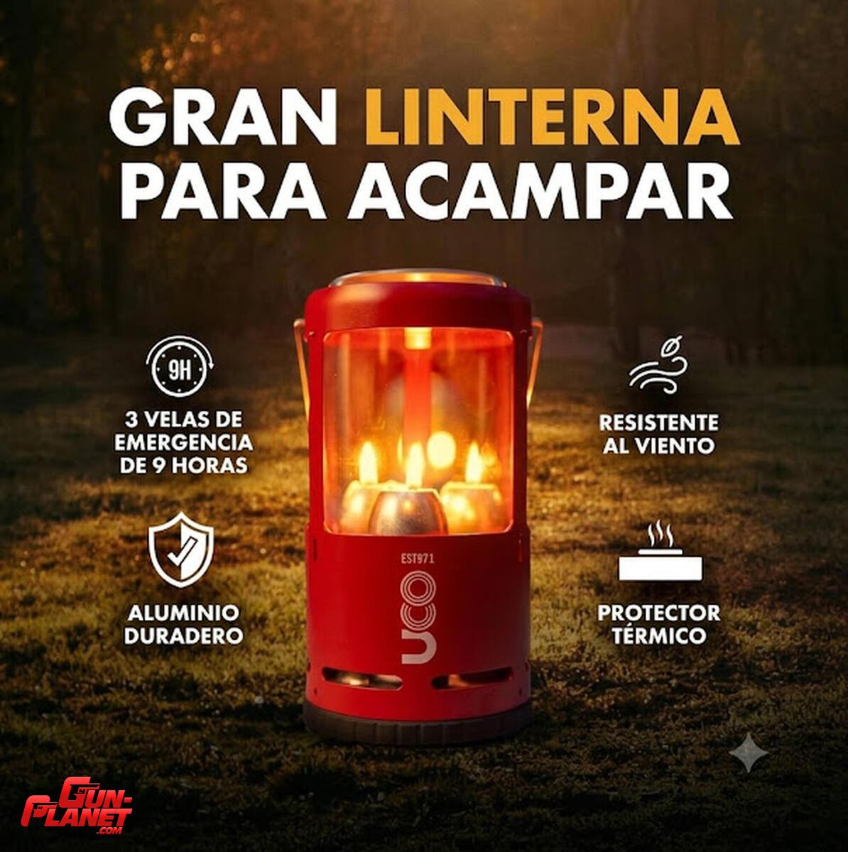  UCO Candlelier - Farol Para Velas. Original.