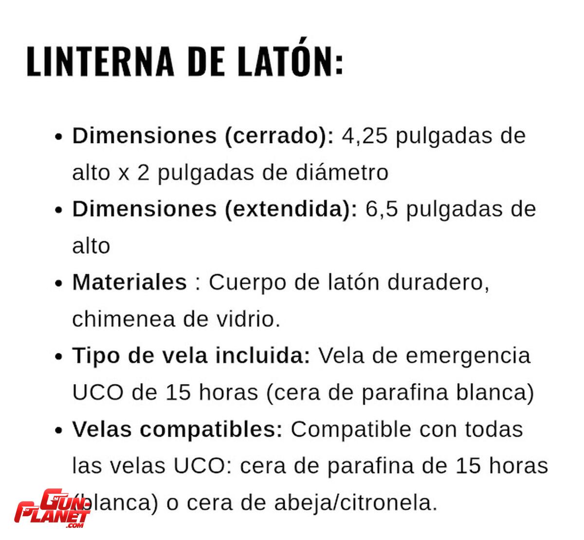  Farol Linterna UCO Original