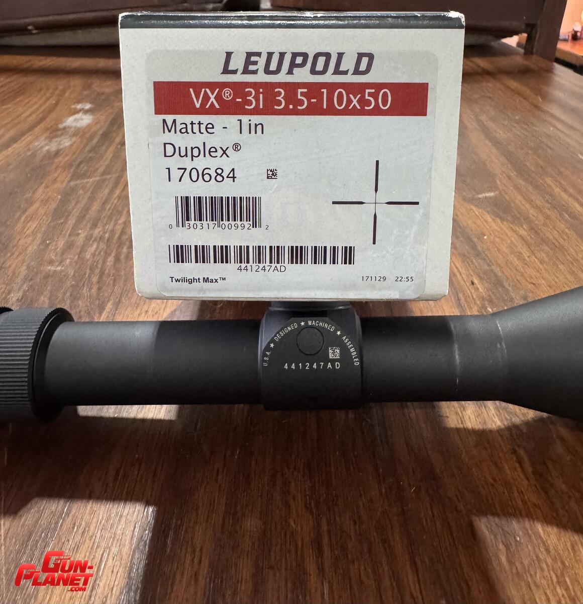 Leupold 3,5 10x50 vx3i 