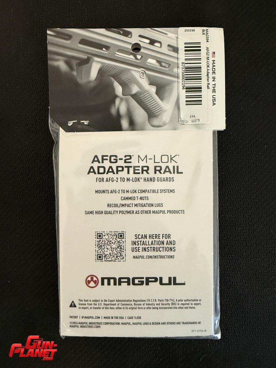 Magpul  AFG-2 M-LOK Adapter Rail (MAG599-BLK) – Nuevo, Original