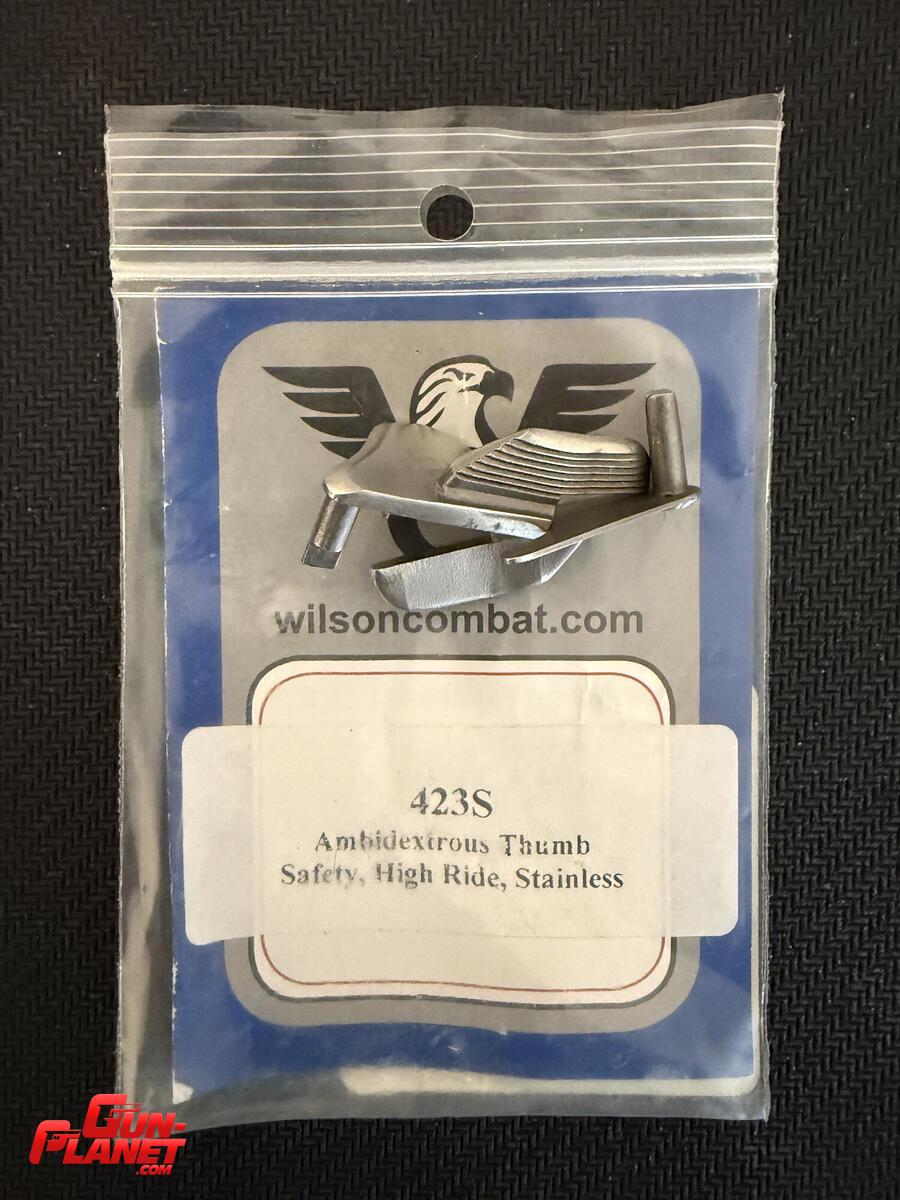 Wilson COMBAT - 1911 Ambidextrous Safety Stainless (#423S) seguro ambidiestro 