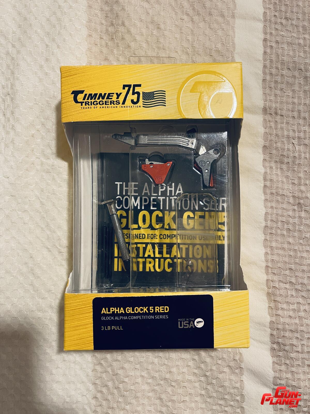 Timney Alfa Competition Trigger Glock Gen 5