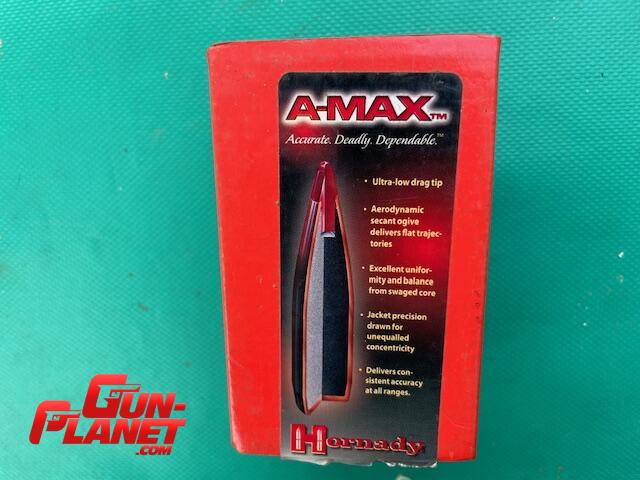 Hornady A Max cal 30 de 168 grains