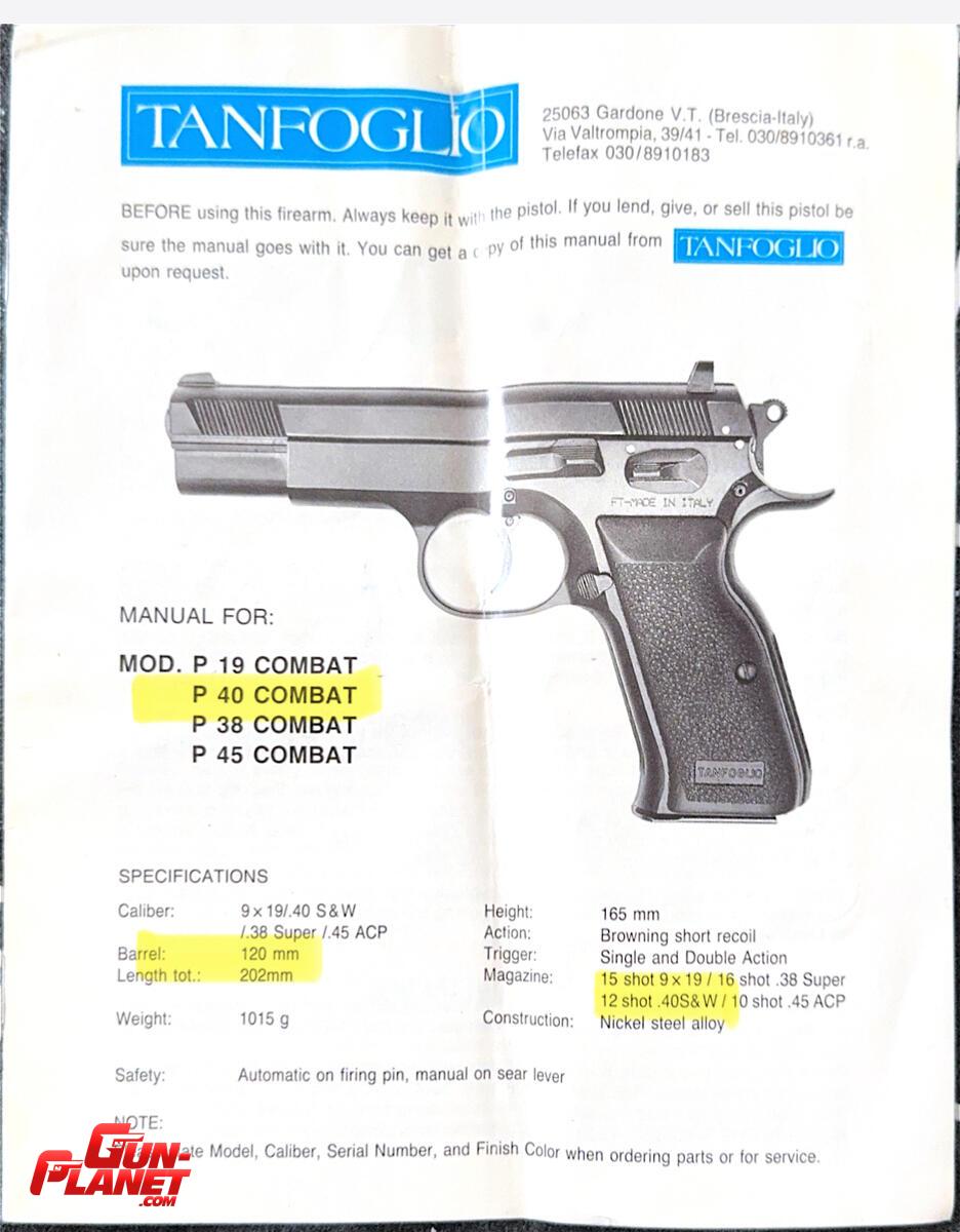 Tanfoglio Combat 