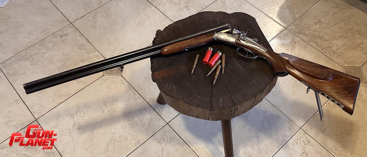  Fusil drilling joseph unger graz aleman  