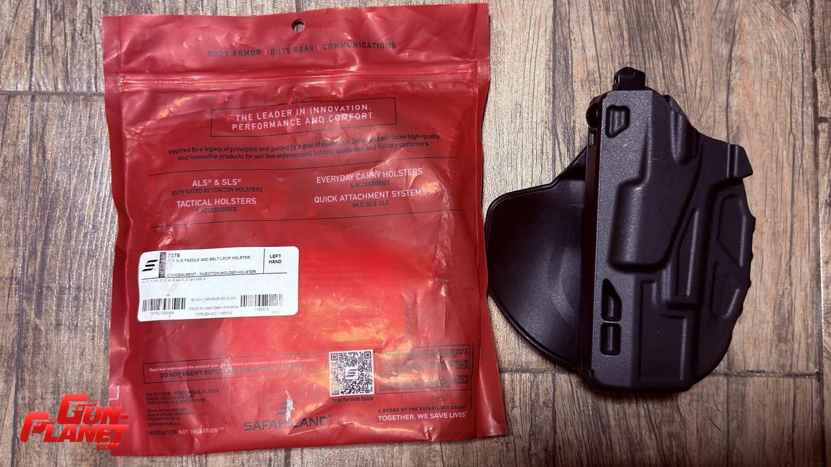 Safariland (Glock 19) 7378 TS ALS PADDLE AND BELT LOOP HOLSTER( zurda)
