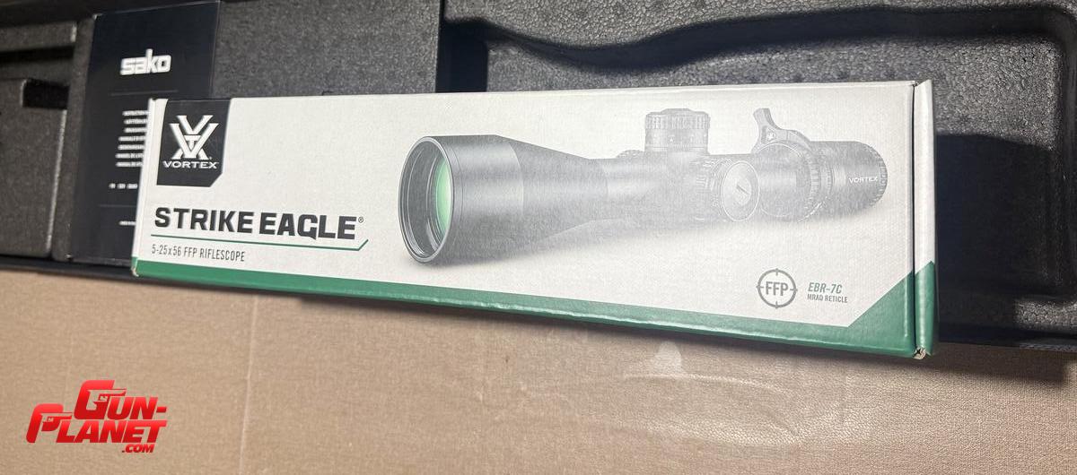 Vortex Strike eagle 5-25x56 con ANILLAS WARNE MOUNTAIN TECH
