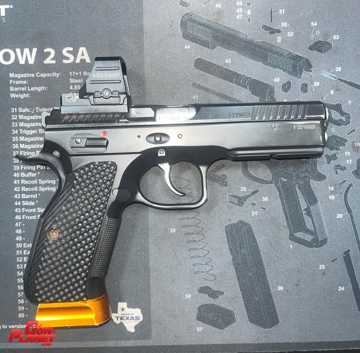 CZ Shadow 2 Orange Cal: 9mm