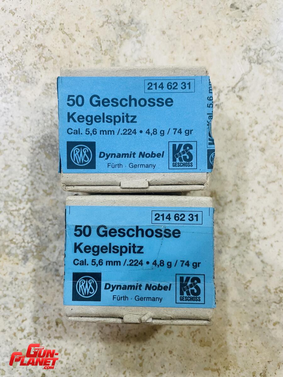 RWS Puntas RWS 223 de 74 grains 
