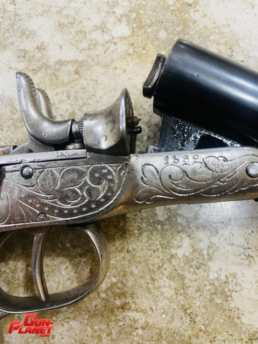  Pistolon Aguste Francotte et cue, lieja, Bélgica