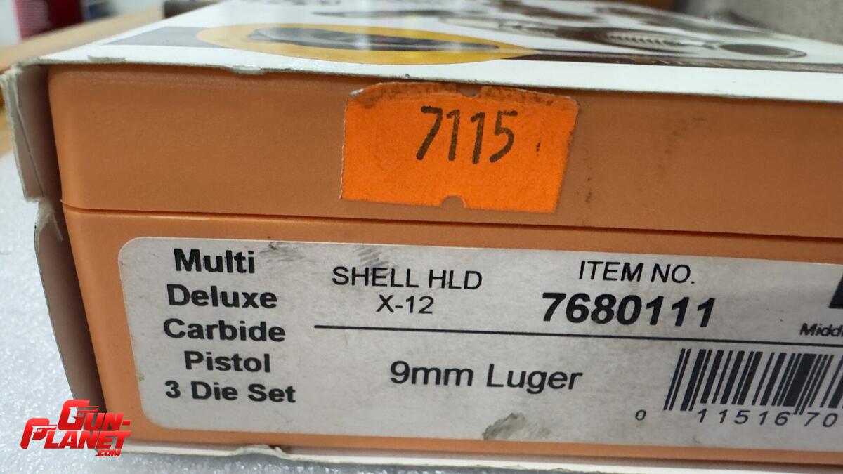 Lyman Die Multi Deluxe Carbide Pistol 3 Set cal 9mm