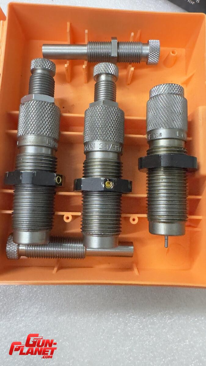 Lyman Multi Deluxe Carbide Pistol 3 Die Set cal 38/357 Mag