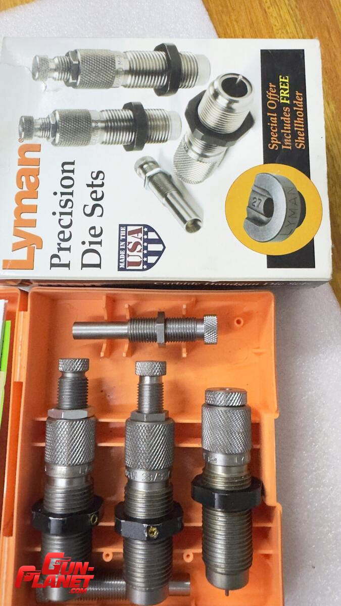 Lyman Multi Deluxe Carbide Pistol 3 Die Set cal 38/357 Mag