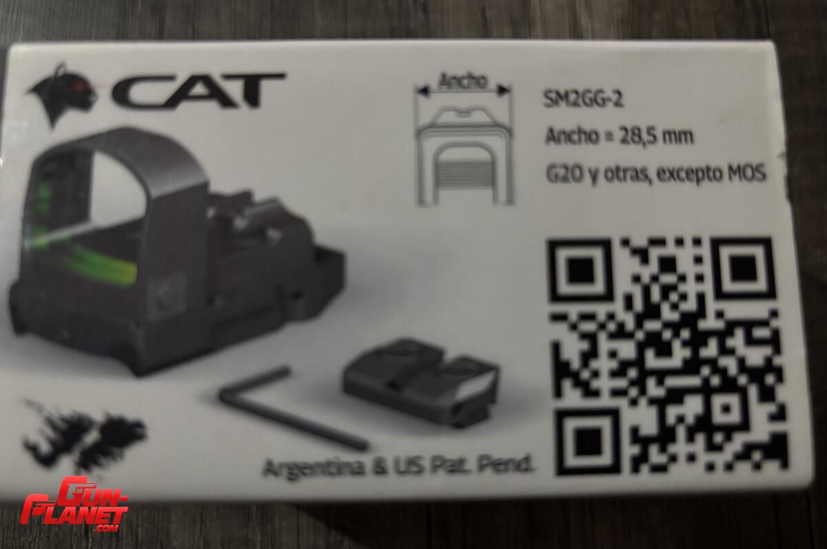 CAT SM2G MIRA MAGNÉTICA PARA GLOCK DE PUNTO VERDE 