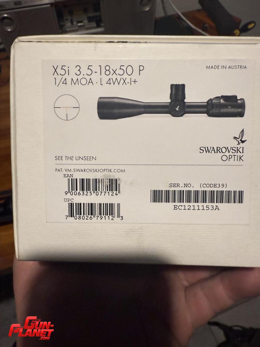 Swarovski X5i de 3,5-18x50 P