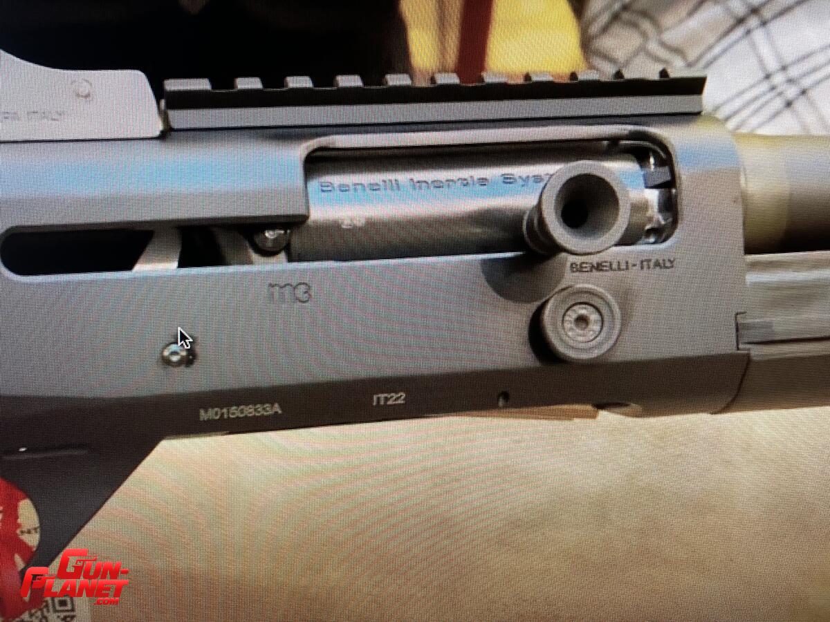  Boton desbloqueo de  cerrojo extendido para escopeta Benelli 