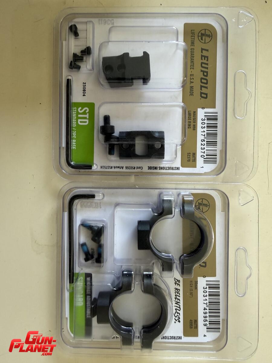 Leupold Bases y anillas Std Mauser 1909