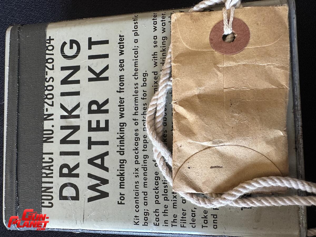  LATA DESALINIZADORA  DE AGUA DE MAR FECHADA JUL 1945 (MADE IN USA) US NAVY   Used, empty, dated 1945, contract no. N-288s-28784, used for making drinking water from sea water, MFR- The Permutit Co., New York.