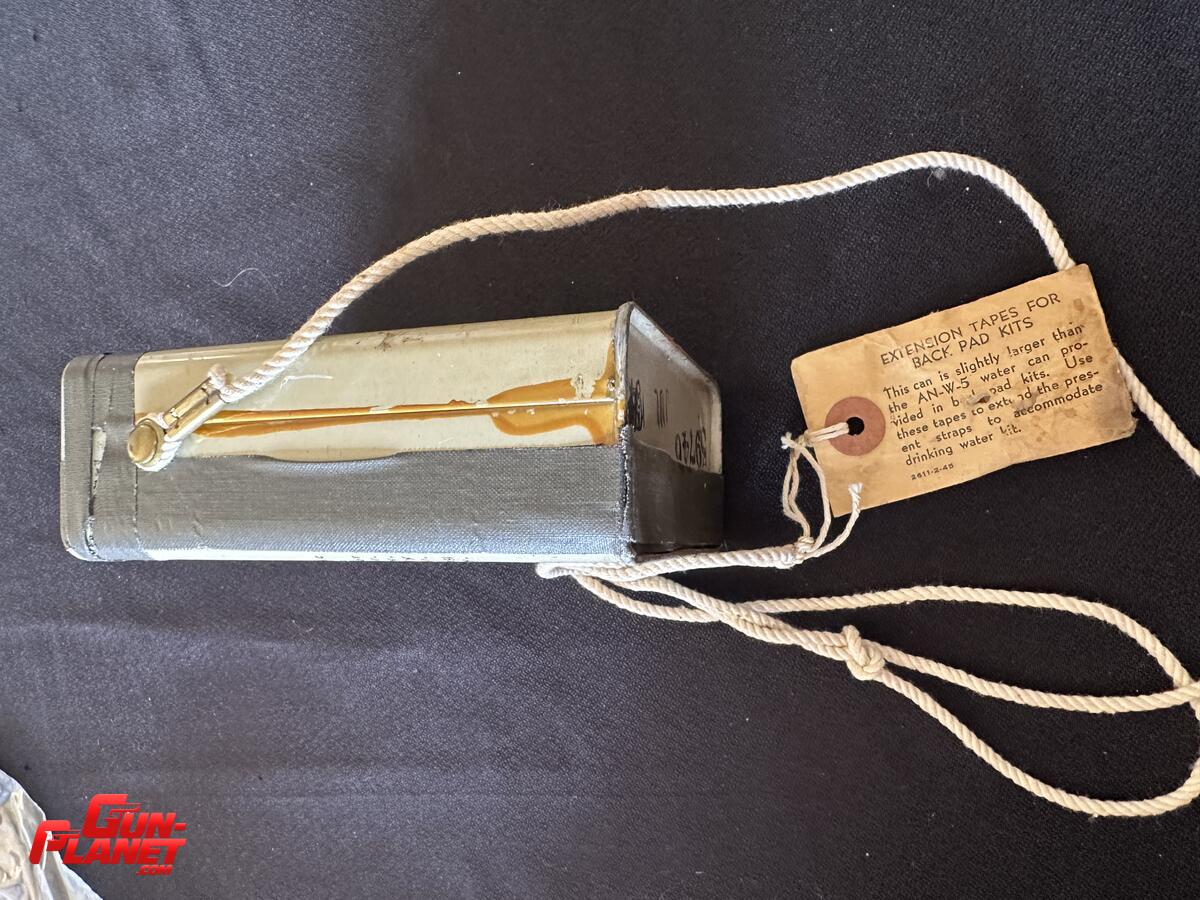  LATA DESALINIZADORA  DE AGUA DE MAR FECHADA JUL 1945 (MADE IN USA) US NAVY   Used, empty, dated 1945, contract no. N-288s-28784, used for making drinking water from sea water, MFR- The Permutit Co., New York.