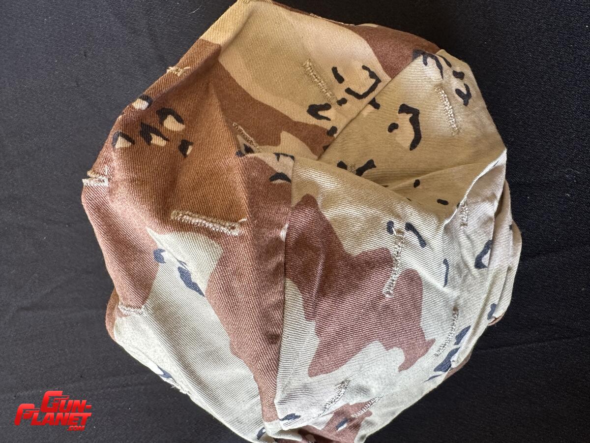  FUNDA CASCO PASGT 6 TONOS DESERTICO MADE IN USA GUERRA DEL GOLFO