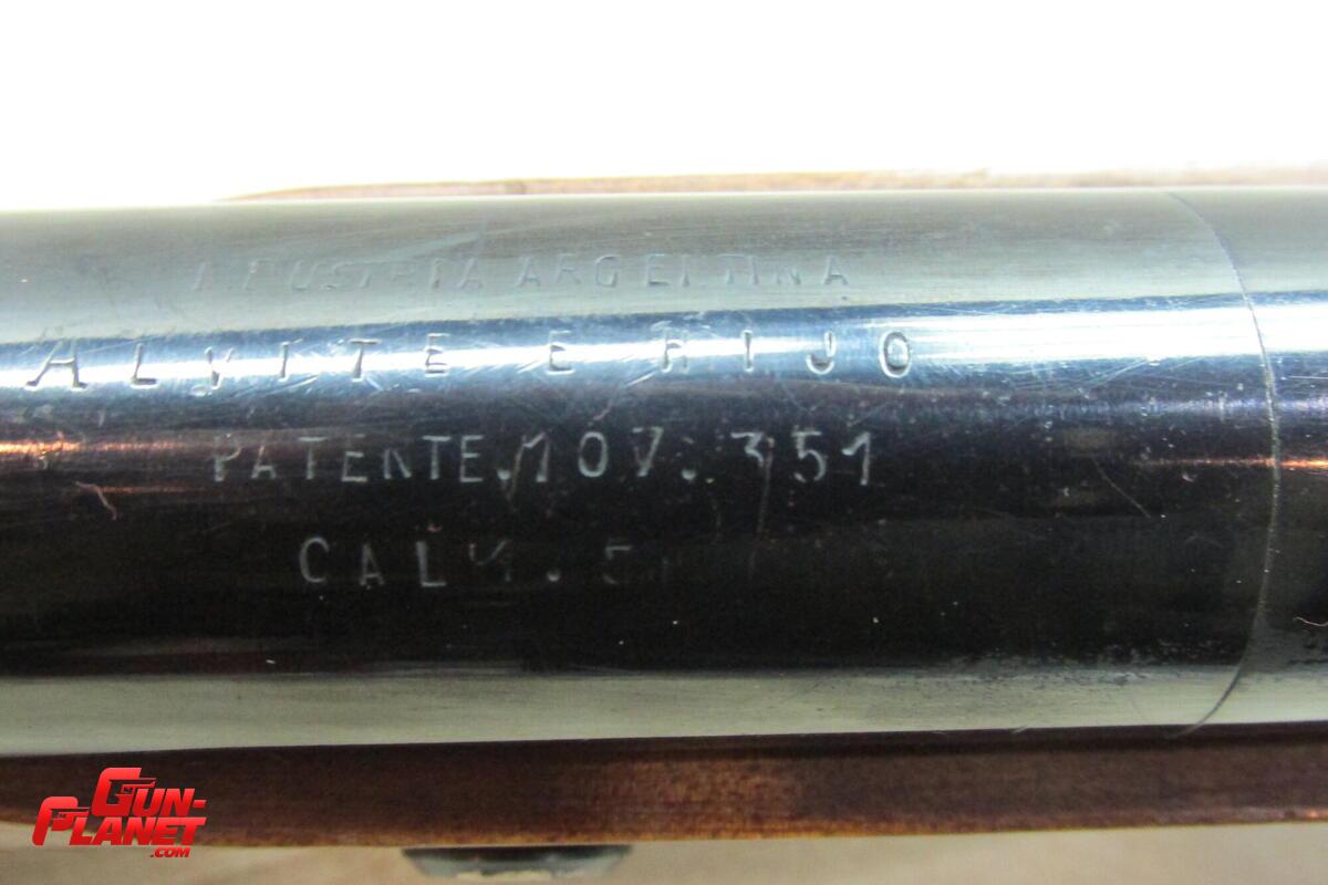  Antiguo Rifle Aire Comprimido Alvite e Hijo Cal. 4.5 mm – Industria Argentina (A Palanca)