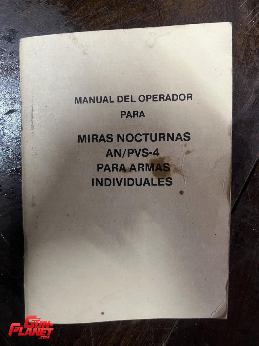  Mira nocturna AN/PVS-4
