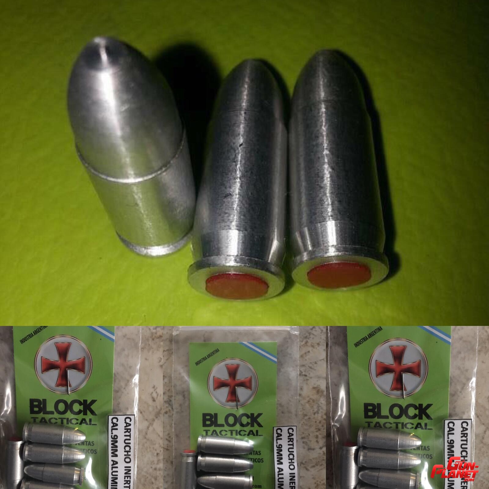 Von Custom  Balas inertes de aluminio 5 unidades