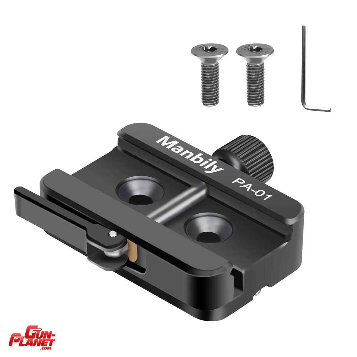 Manbily Adaptador Arca - Picatinny PA-01