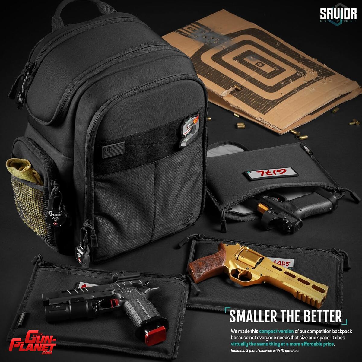 Savior  mochila SEMA  3 pistol