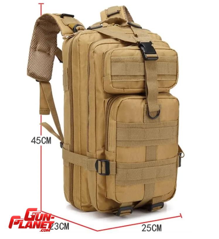  Mochila Táctica Militar Portátil Multiusos coyote