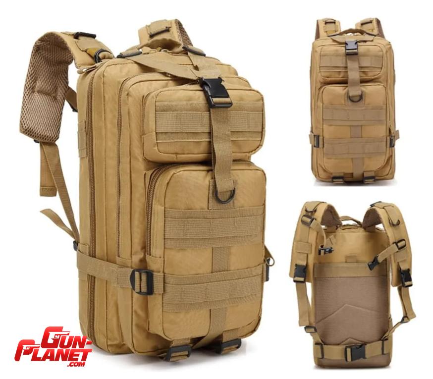  Mochila Táctica Militar Portátil Multiusos coyote