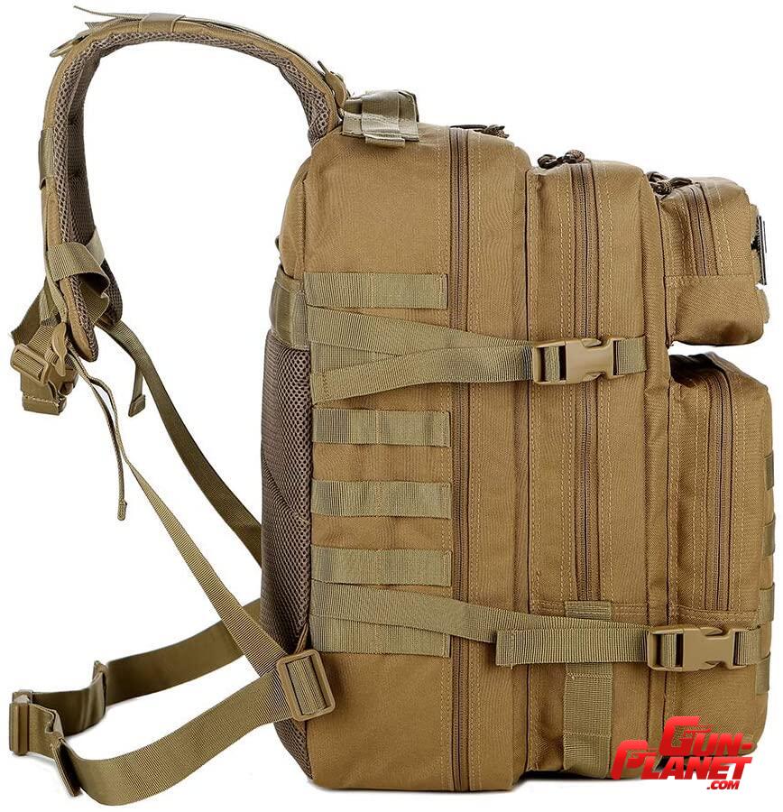  Mochila táctica molle army NEGRA O GRIS Reebow