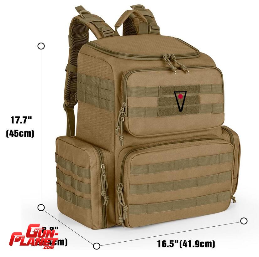  MOCHILA BOLSO DE TIRO - DSLEAF XL 6 PISTOLAS