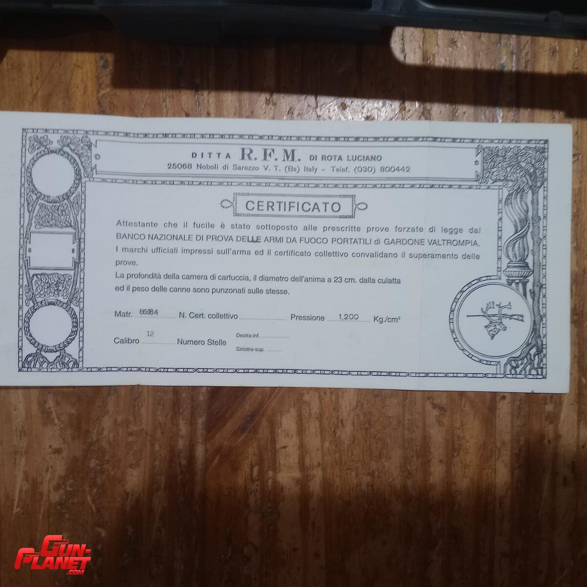  RFM ARMI VENETIA 9000