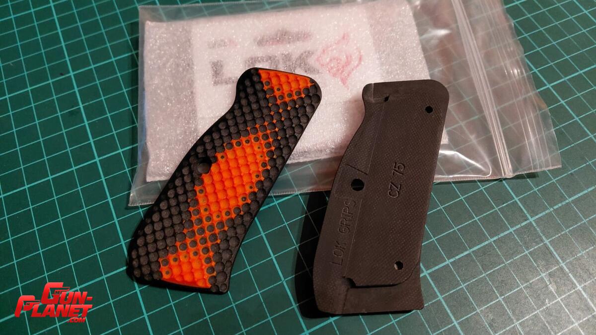 Lok Grips CZ 75 Palm Swell with Accent Color