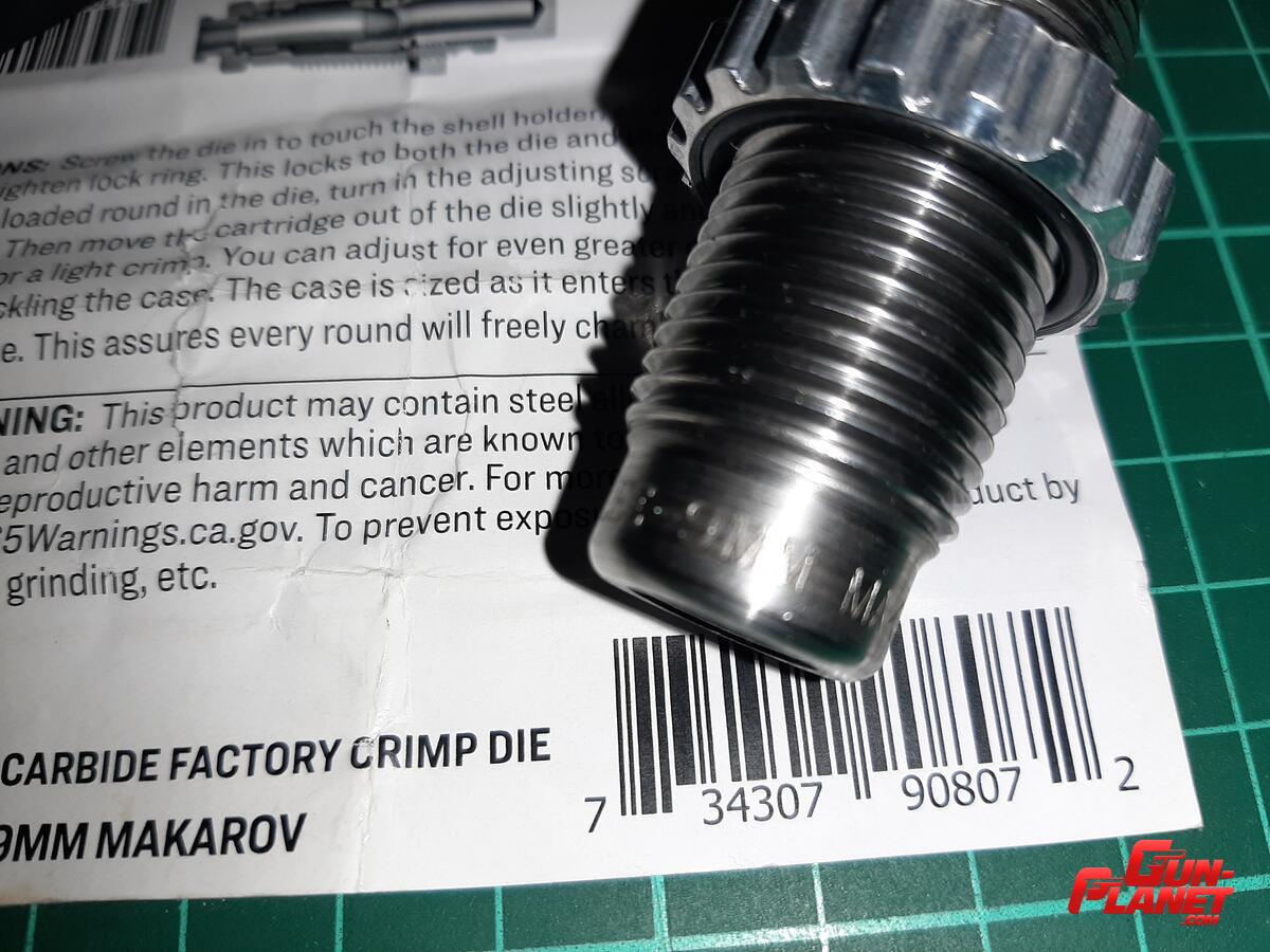 Lee DIE FACTORY CRIMP 9MM MAKAROV [MODELO 90807]