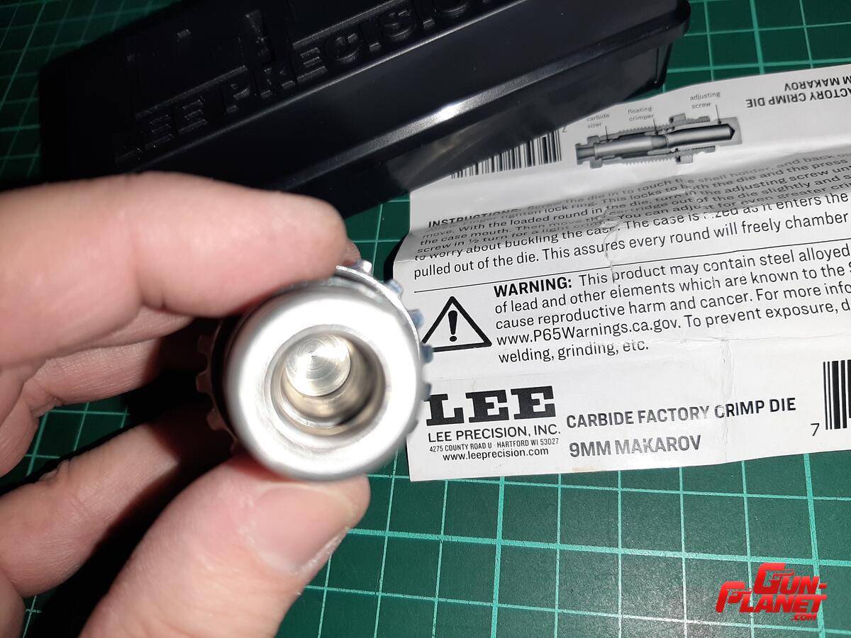 Lee DIE FACTORY CRIMP 9MM MAKAROV [MODELO 90807]