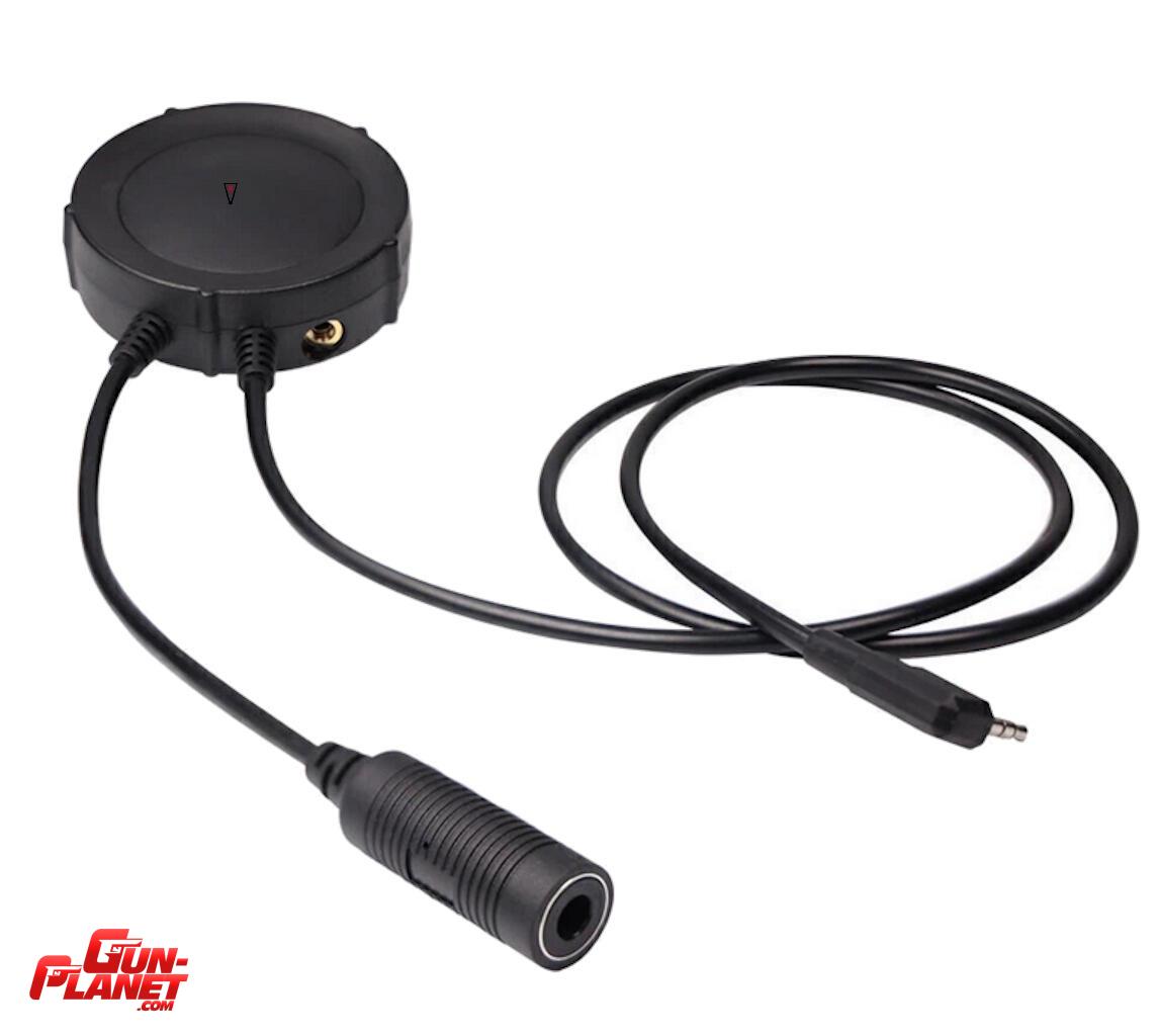  EARMOR CONTECTOR ADAPTADOR M52 M55 PTT 2 PINES M32 A BAOFENG KENWOOD