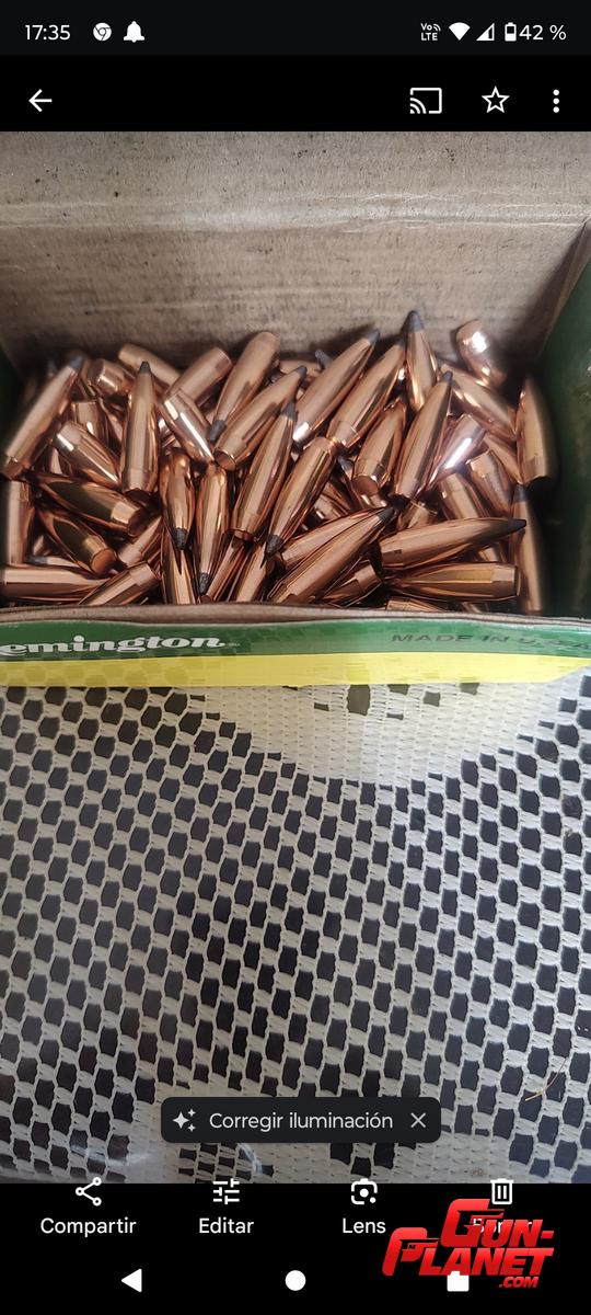 Remington puntas cal 30 de165 grains