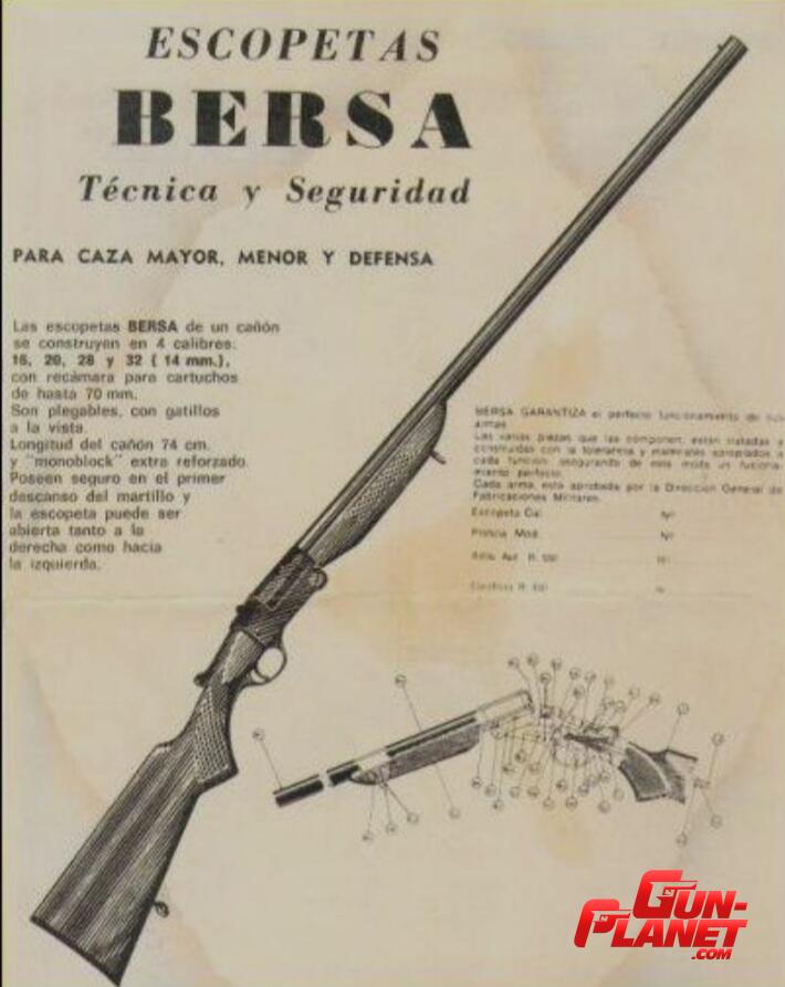 COMPRO escopeta Bersa en cualquier calibre
