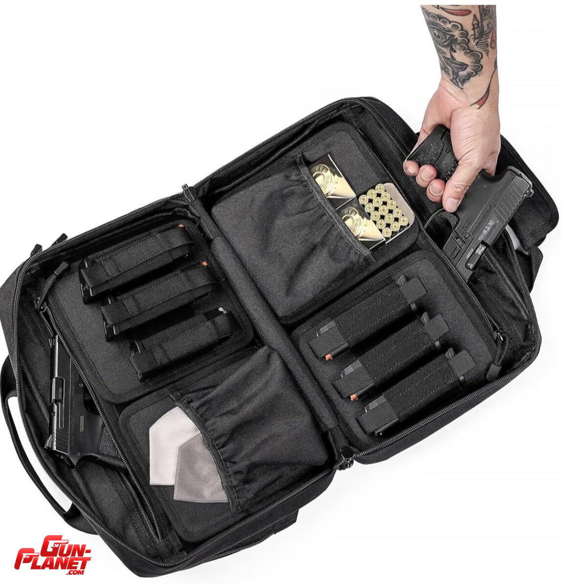  Bolso para 2 armas + accesorios 