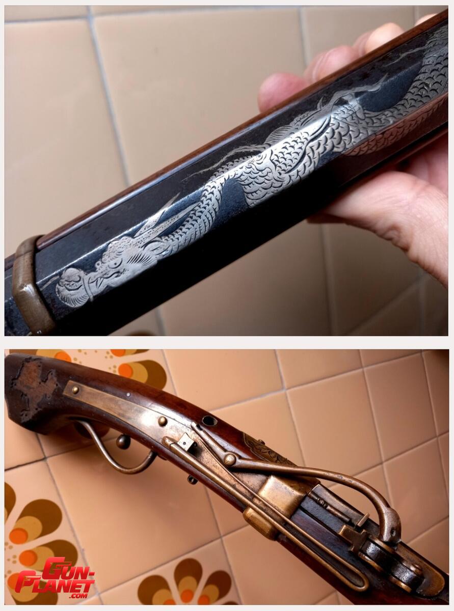 Antiguo Teppo/matchlock samurai.