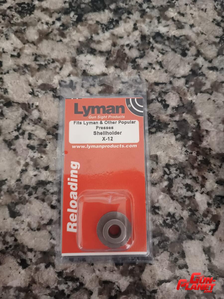 Lyman Shell Holder Lyman X12: 9mm, 9x23mm, 38 Super Auto, 30 Luger, 30 Mauser