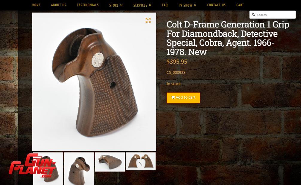 Colt Diamondback cachas originales 