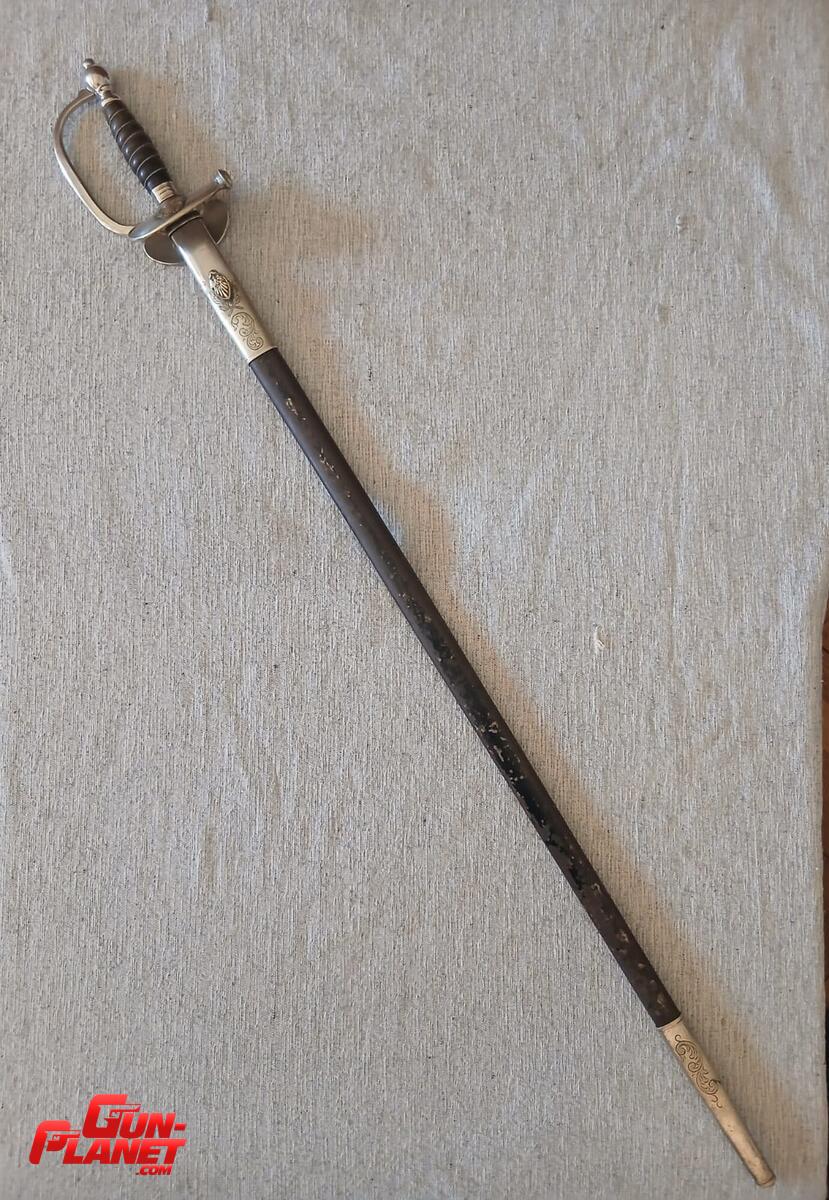  ESPADA DE POLICIA MODELO 1908 - OFICIAL SUBALTERNO / “W. R. KIRSCHBAUM - SOLINGEN”