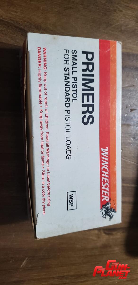 Winchester Fulminantes Small Pistol x 1500 unidades
